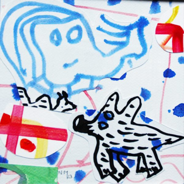 Trace bleue
